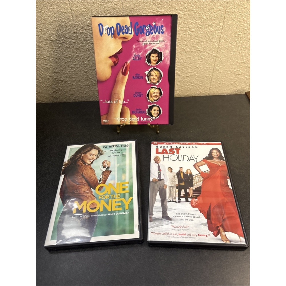 Lot of 3 DVDs~One for the Money~Last Night~Drop Dead Gorgeous